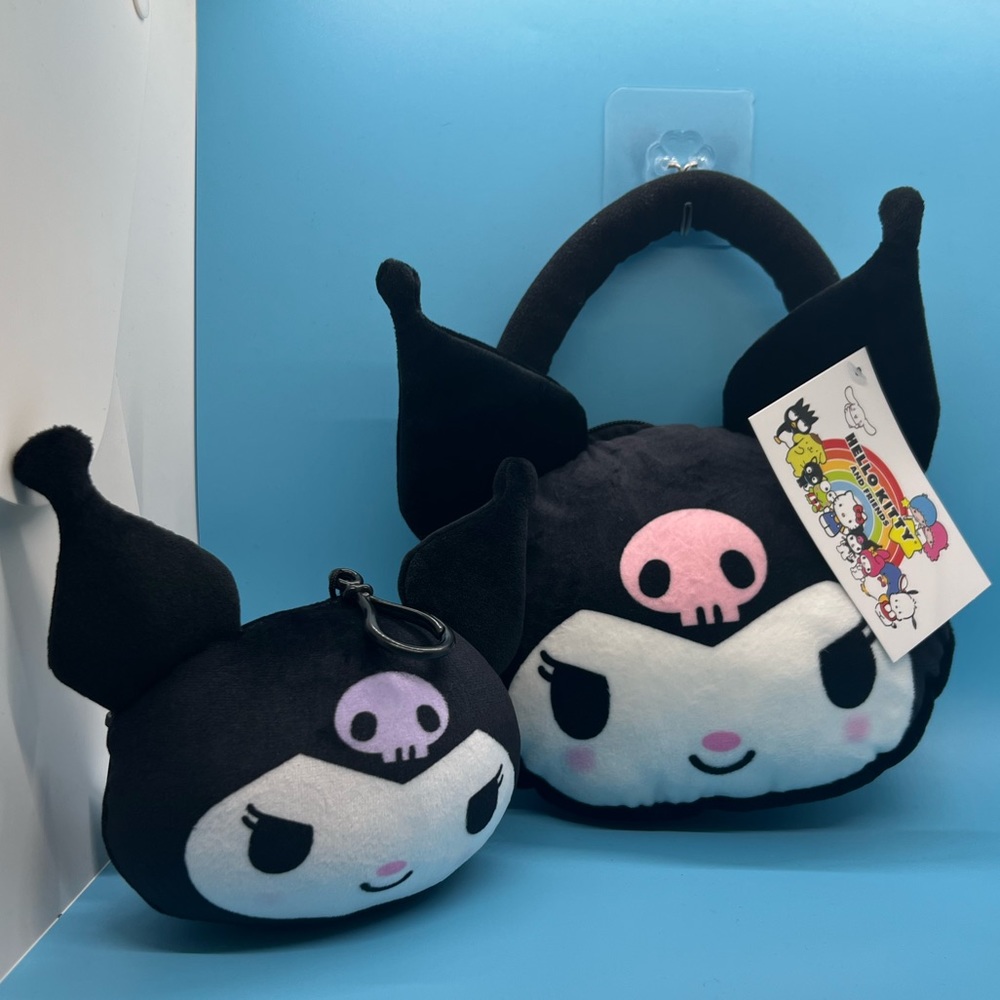 Sanrio Hello Kitty: Kuromi Purse with accessory pouch combo